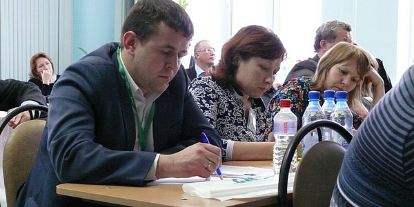Новая конференция на Глазовском комбикормовом заводе.